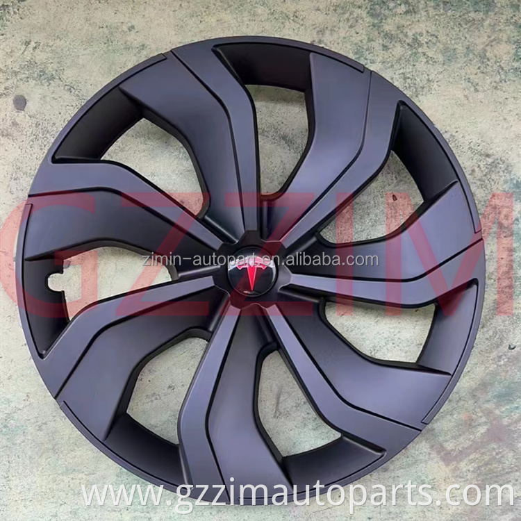 Black Alloy Wheel Rims Wheel Hubs Wheels Rims Hub Cover For Model Y 19''